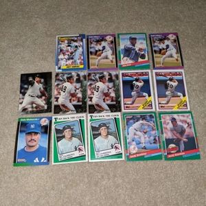 New York Yankee card Lot of 14